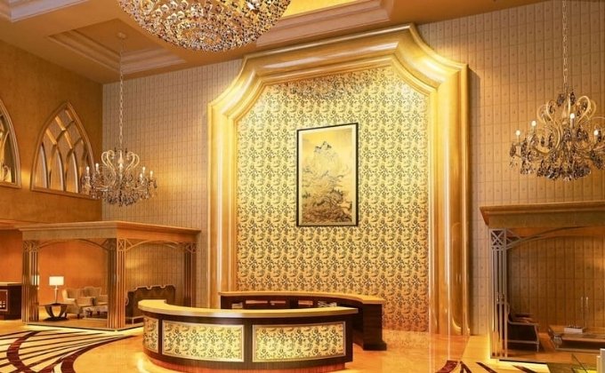 Luxury Hotel Lobby in Dubai