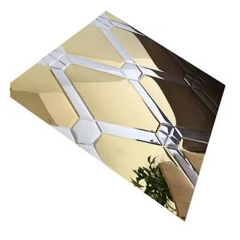 Mirror Finish Diamond Stainless Steel Sheet