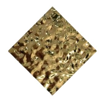 Modern Design Water Ripple Stainless Steel Ceiling Sheet
