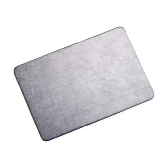 Non-directional brushed stainless steel