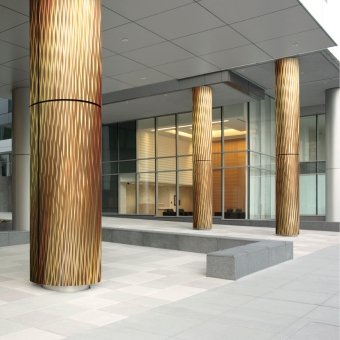 Outdoor Stainless Steel Column Cover