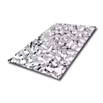 PVD Color Stamped Water Ripple Stainless Steel