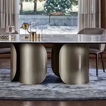 Sand Blasting Stainless Steel Furniture Manufacturing