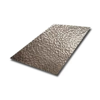 Single-Sided Hammered Stainless Steel Sheet