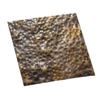 Antique Brass Stainless Steel Hammered Metal Sheet