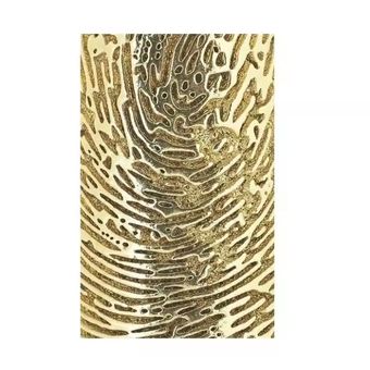 Stainless Sheet Golden PVD Colour Water Ripple
