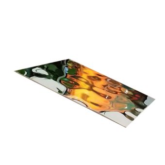 Water Ripple Stainless Steel Sheet for Hotel Bathroom Decoration
