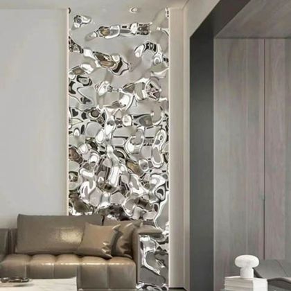 ripple PVD sheet for Column wraps and wall cladding