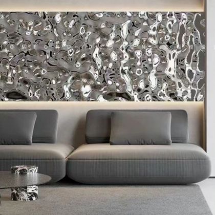ripple PVD sheet for Lobby walls